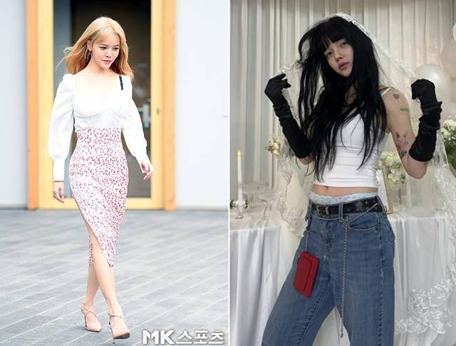 그룹 AOA 출신 가수 지민이 ‘결혼 발표’로 팬들을 놀라게 했다. 사진=MK스포츠 DB, 지민 SNS