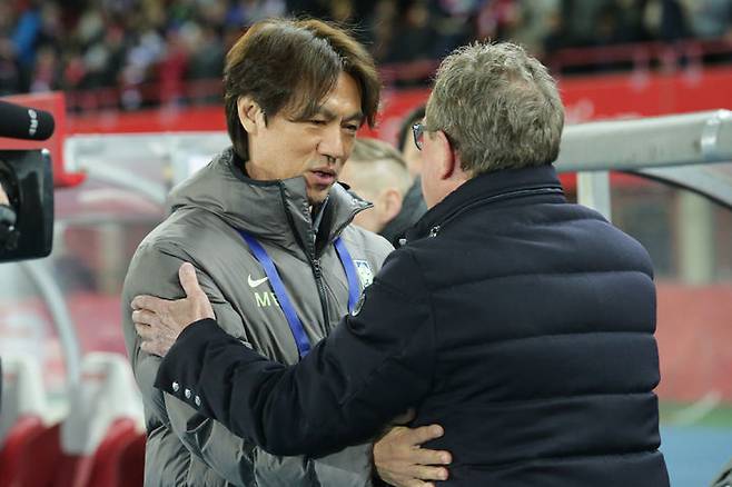 [빈=AP/뉴시스] 홍명보 한국 축구대표팀 감독. 2026.03.31.  *재판매 및 DB 금지