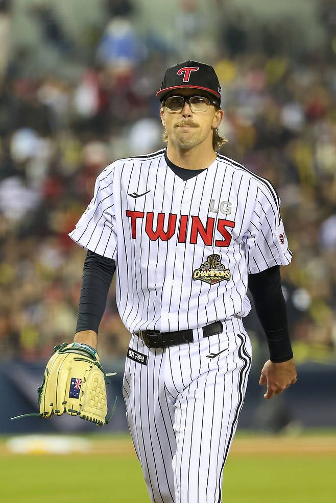 [서울=뉴시스] 프로야구 LG 트윈스의 라클란 웰스. (사진 = LG 트윈스 제공) *재판매 및 DB 금지