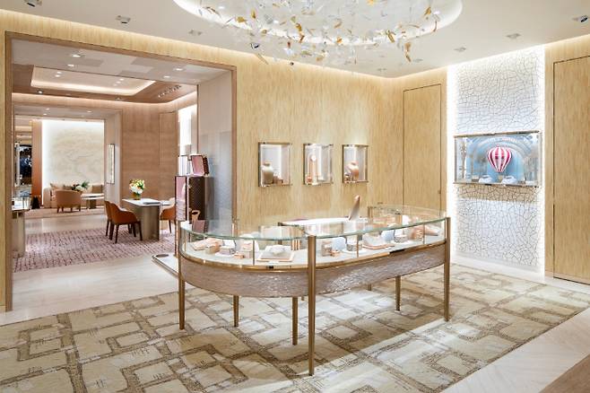 서울 중구 'LV 더 플레이스, 신세계 더 리저브'에 위치한 루이비통 워치 주얼리 매장. 루이비통 제공