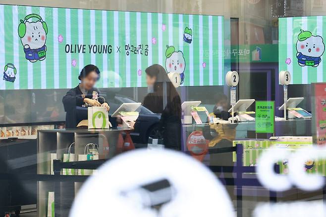 서울 시내 올리브영 매장 모습 ⓒ연합뉴스