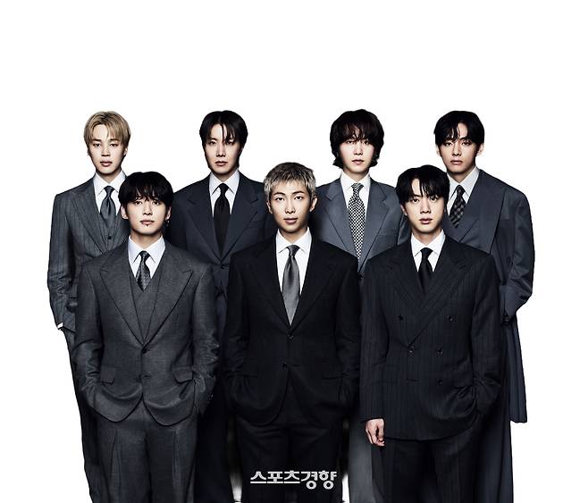 포즈를 취하고 있는 그룹 방탄소년단. 빅히트 뮤직 제공
