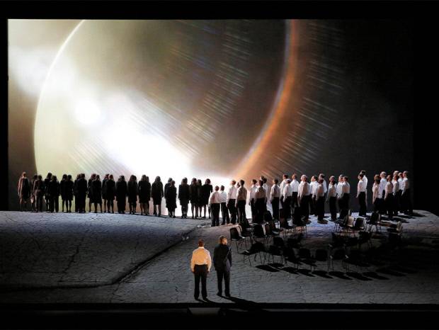 바그너의 오페라 '파르지팔' 공연 장면. 출처 뉴욕메트로폴리탄 오페라극장