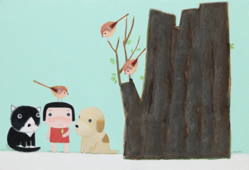 ◇박형진作 ‘멍멍야옹야옹짹짹짹-봄’