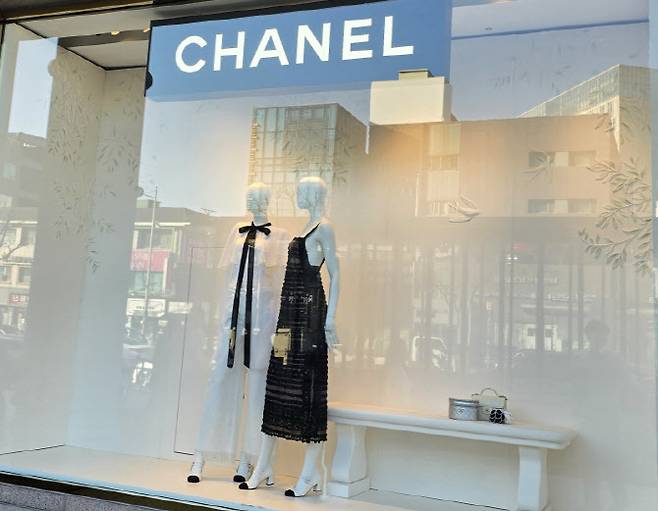 샤넬 매장 (사진=김지우 기자)