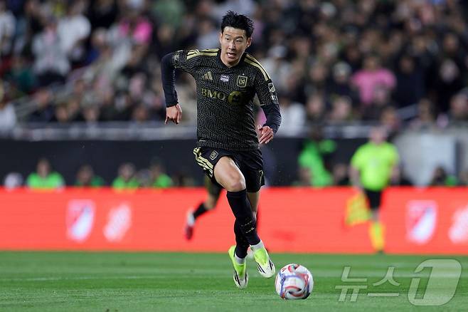 LA FC 손흥민.  ⓒ AFP=뉴스1