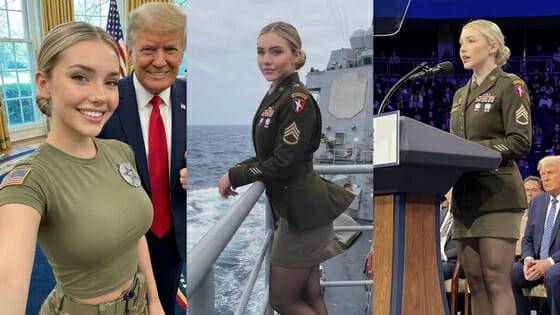 SNS에서 제시카 포스터라는 이름의 미 육군 여군을 자칭하는 계정이 화제가 됐다. 이 계정은 트럼프 대통령에 대한 강력한 지지를 표명하고 애국심을 부추기면서 섹시한 이미지를 게시함으로써 운용 개시 후 불과 4개월 만에 100만 이상의 팔로워를 획득했지만, 실은 AI에 의해 생성된 가공의 존재였다.