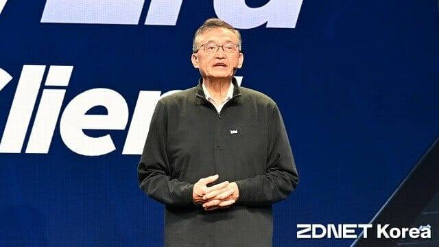 2026년 1월 코어 울트라 시리즈3 프로세서 출시 행사에 참석한 립부 탄 인텔 CEO. (사진=지디넷코리아)