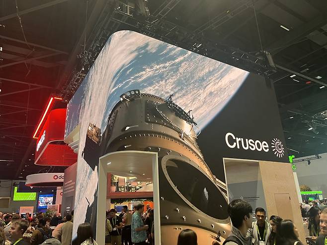 2026 엔비디아 GTC의 크루소 부스의 모습. 최중혁 대표 제공