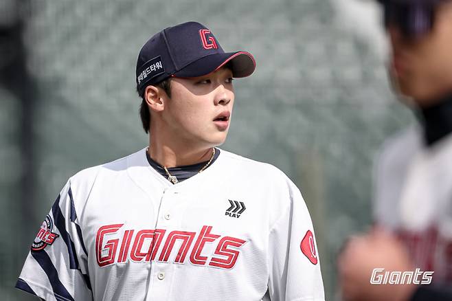 일시적 반등이었나. 롯데 자이언츠 1차 지명 투수 이민석(23)이 제자리 걸음을 하고 있다. 사진=롯데 자이언츠