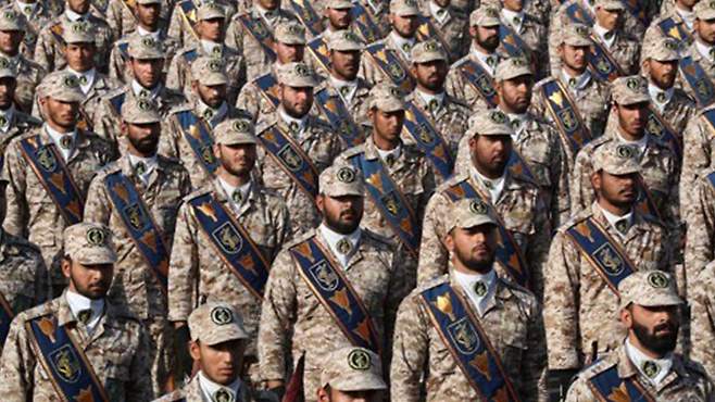 이란 혁명수비대 [연합뉴스/이란 대통령실 제공]