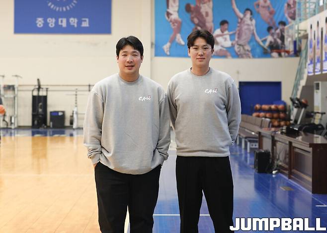 ▲중앙대 신임코치 박찬성(좌)-유병훈(우)