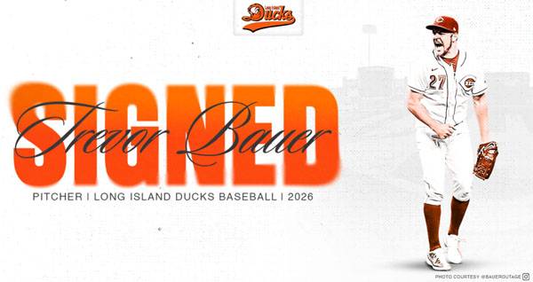 트레버 바우어가 미국 독립리그 구단과 계약했다. 사진= 롱아일랜드 덕스 공식 홈페이지.