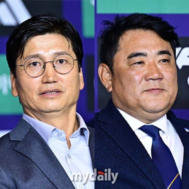 정정용 전북 현대 감독, 김현석 울산 HD 감독./마이데일리 DB