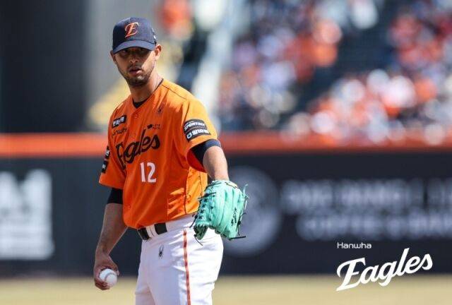 개막전의 굴욕을 씻어야 하는 에르난데스./한화 이글스