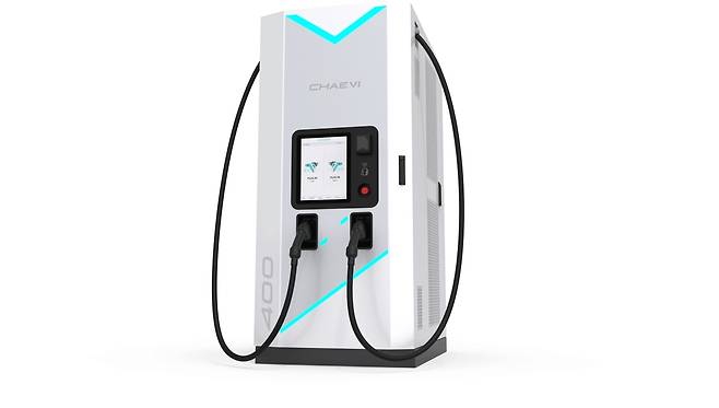 채비 북미 수출용 DC 급속 충전기 슈퍼소닉 400kW [채비 제공]