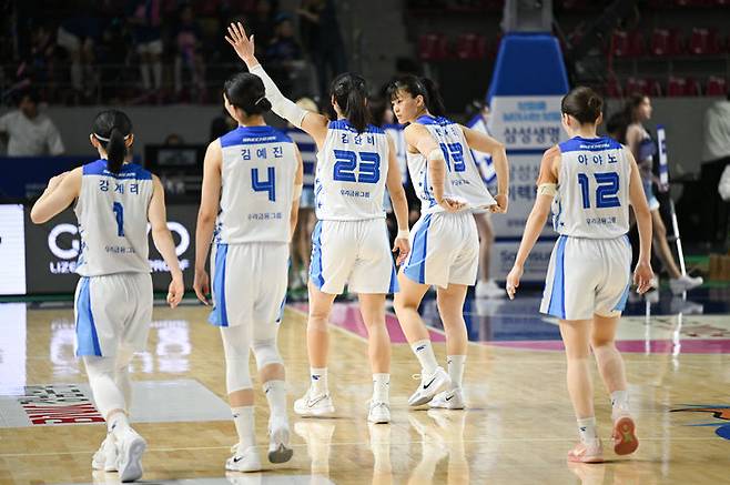 [서울=뉴시스] 여자프로농구 아산 우리은행의 김단비. (사진=WKBL 제공) 2026.04.03. photo@newsis.com *재판매 및 DB 금지