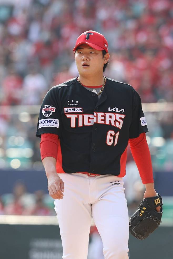 ▲ 시범경기에서 좋았던 흐름을 이어 가지 못하며 아쉬움을 남긴 김시훈 ⓒKIA타이거즈