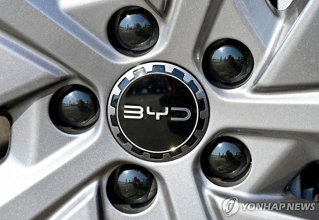 BYD 로고  [로이터=연합뉴스. 재판매 및 DB 금지]