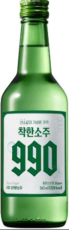 착한소주 990. [제공=선양소주]