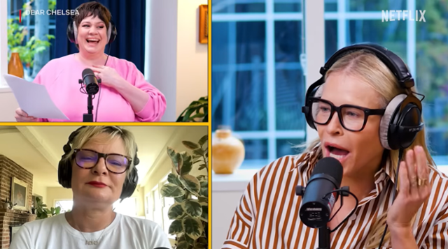 넷플릭스 비디오 팟캐스트 '디어 첼시(Dear Chelsea)'의 한 장면. 유튜브 캡처