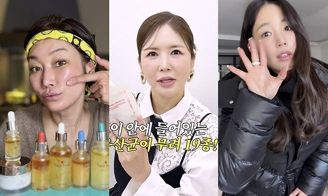 변정수, 장영란, 기은세. 사진| SNS