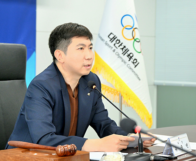 2026년 3월31일 대한체육회 제14차 이사회 유승민 회장. 사진=대한체육회
