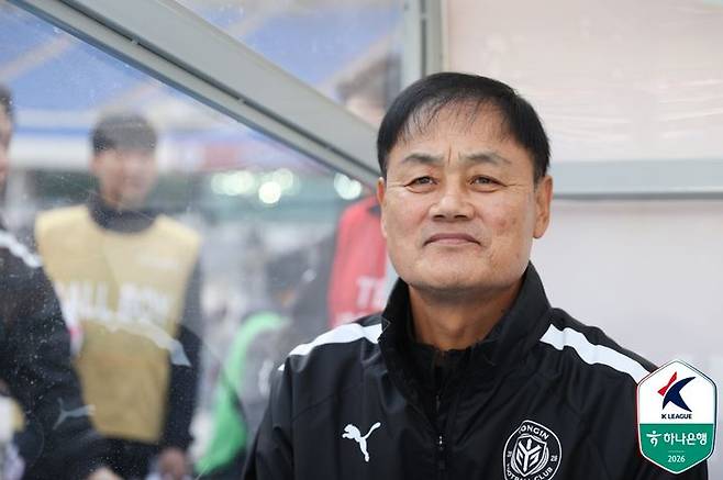 [서울=뉴시스] 프로축구 K리그2 용인FC의 최윤겸 감독. (사진=한국프로축구연맹 제공) photo@newsis.com *재판매 및 DB 금지