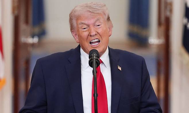 도널드 트럼프 미국 대통령. UPI연합뉴스