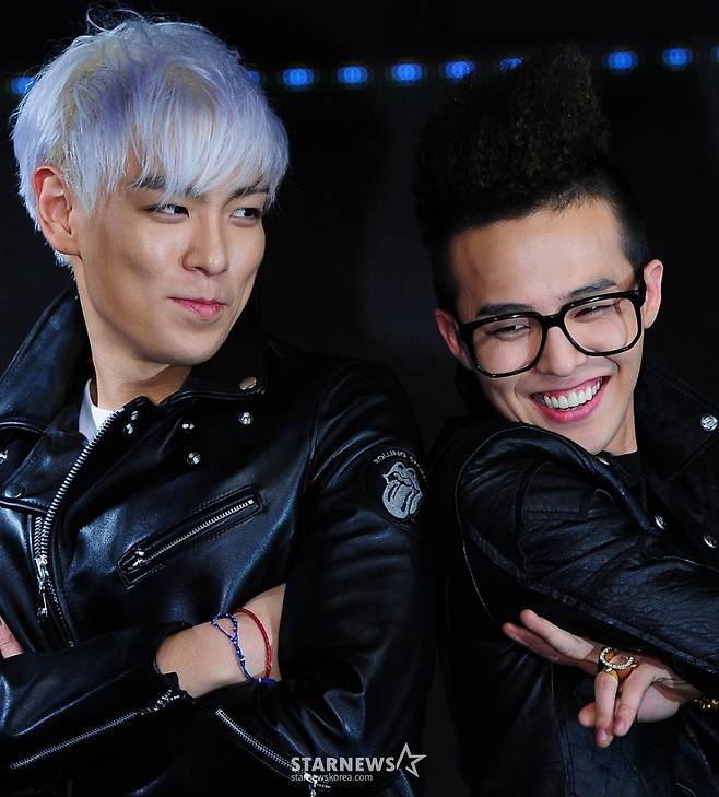 빅뱅 활동 당시 탑과 지드래곤 / 사진=스타뉴스