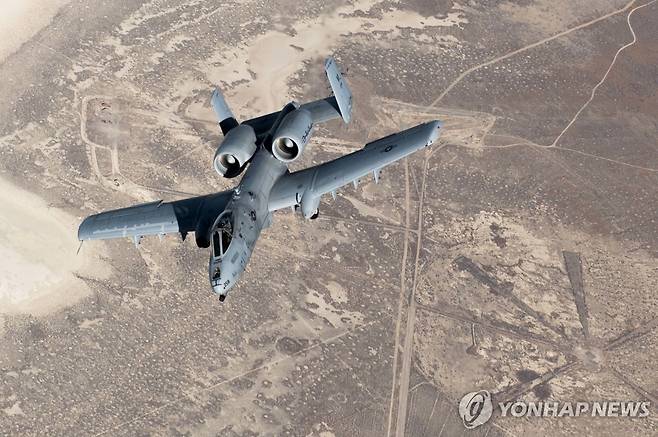 미 공군 A-10 공격기 [AFP 연합뉴스 자료사진. 해당 사진은 기사와 직접 관련 없음]