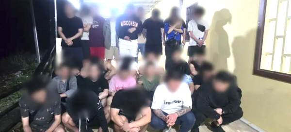 캄보디아 스캠 조직 한국 국적 피의자 73명 검거 모습. [사진=초국가범죄특별대응TF]