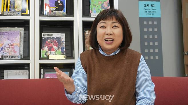 이지연 집사는 장기 투쟁 현장에서 열리는 예배에 자주 찾아볼 수 있는 '프로 참석러'다. 뉴스앤조이 나수진