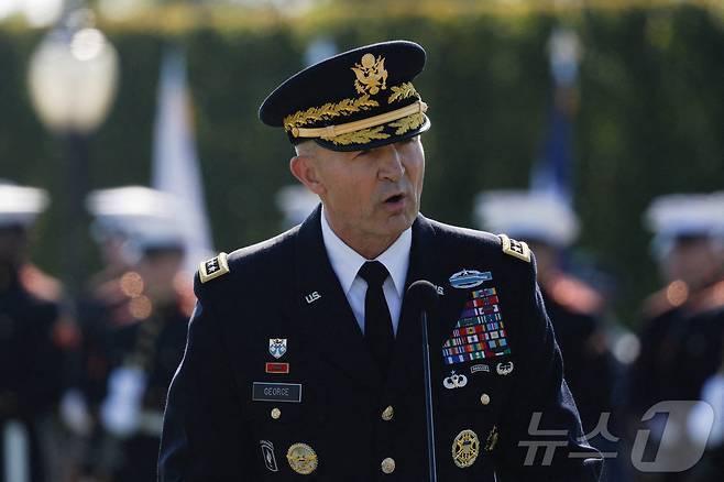 랜디 조지 미국 육군참모총장. 2025.09.19 ⓒ 로이터=뉴스1