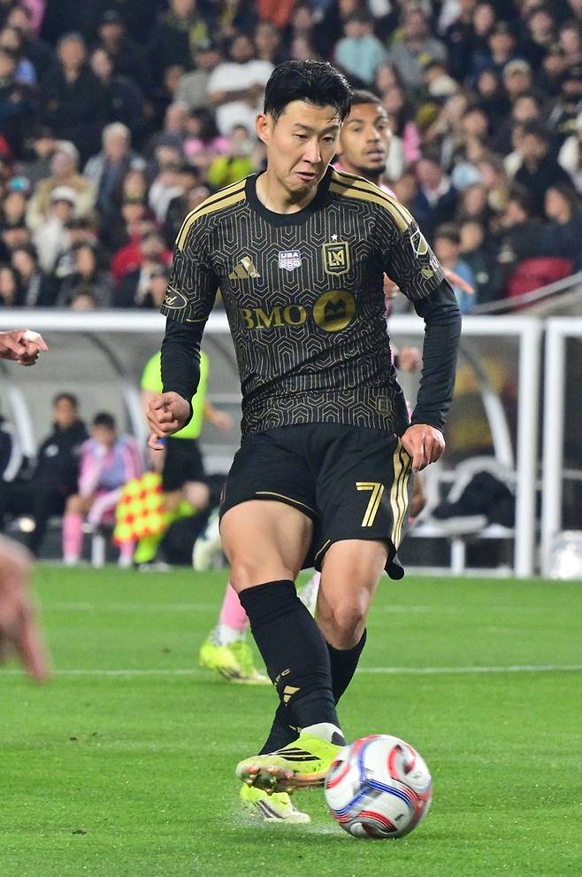 한 경기 도움 4개를 기록한 LAFC 손흥민. 사진 | AFP연합뉴스