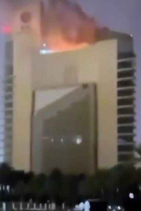 5일 새벽 쿠웨이트 석유 관련 시설 화재