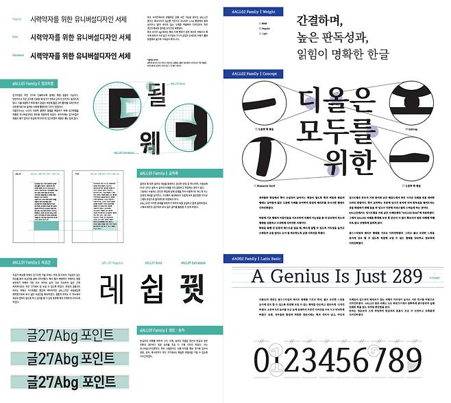 디올폰트 컨셉보드 사진. /디올연구소 제공