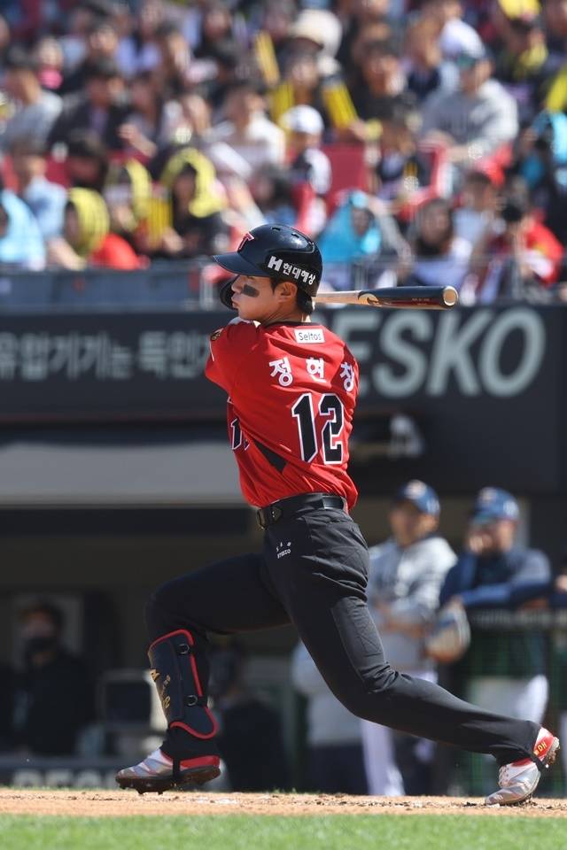 5일 NC전에서 결승 타점의 주인공이 된 정현창. 사진=KIA 제공