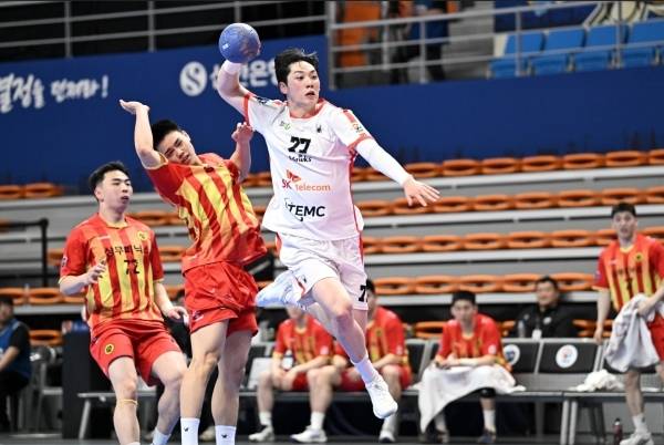 사진 SK호크스 이주승의 러닝슛