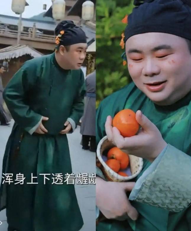 AI 숏폼 드라마에서 일반인의 얼굴을 도용해 드라마를 만든 것으로 알려졌다. 왼쪽은 드라마 속 인물 리우다, 오른쪽은 실제 바이차이가 올린 사진. 지무신문 캡처