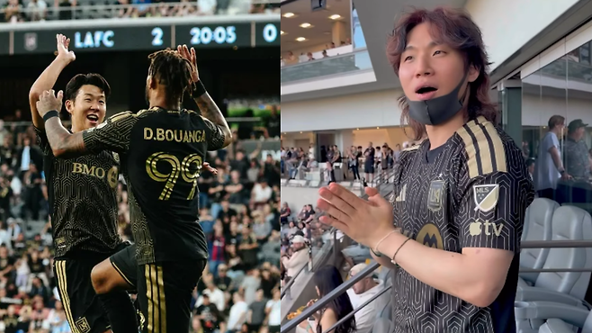 LAFC 인스타그램. 대성 인스타그램.