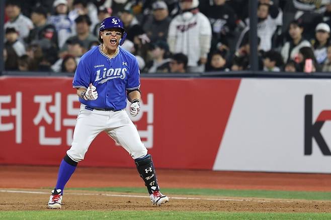 ▲ 강민호 ⓒ삼성 라이온즈