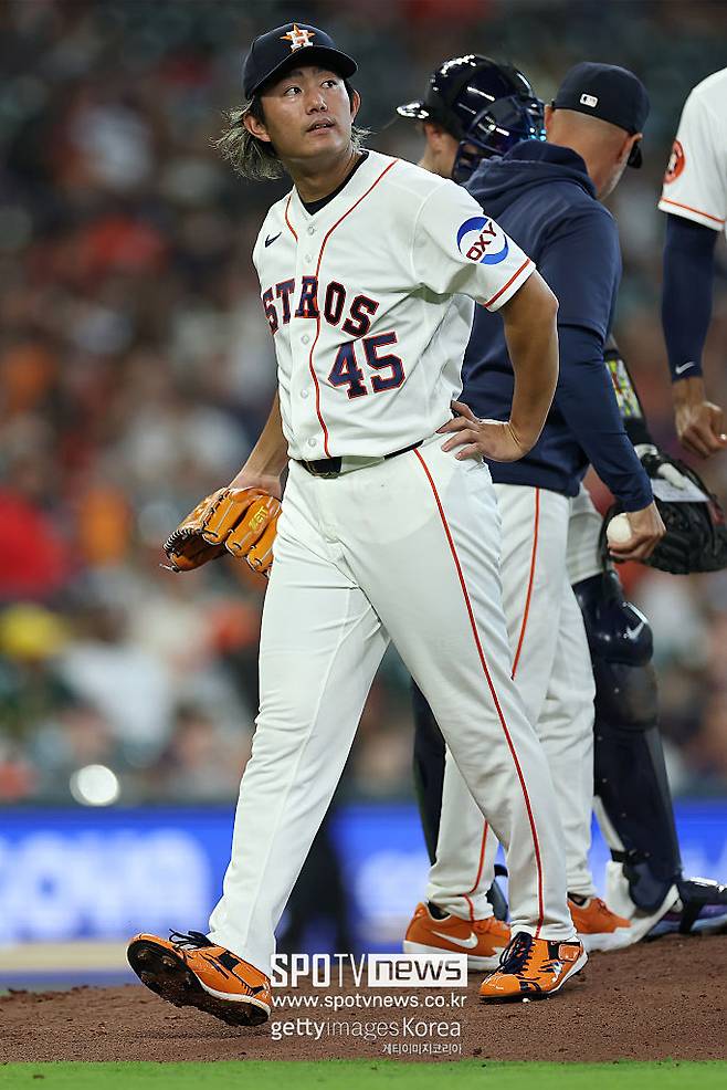 ▲ 데뷔전에서 3회에 강판된 이마이 타츠야.