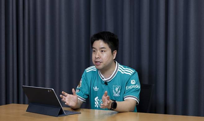 임형철 쿠팡플레이 축구 해설위원·EA SPORTS FC 한국어 해설. 박해윤 기자