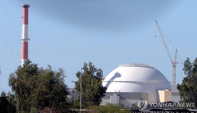 이란 부셰르 원전 [EPA 연합뉴스 자료사진. 재판매 및 DB 금지]