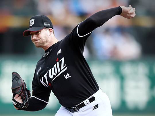 KT 좌완 에이스 웨스 벤자민(사진=KT)