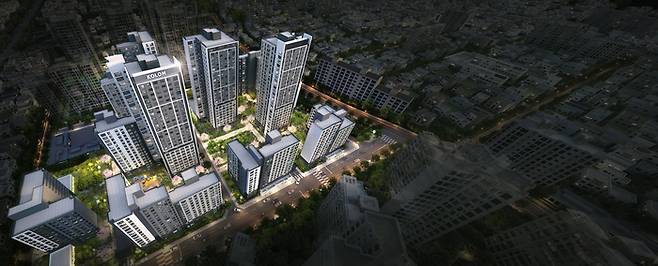 서울 중랑구 면목동 3의7구역 가로주택정비사업 조감도. / 이미지 : 코오롱글로벌 제공