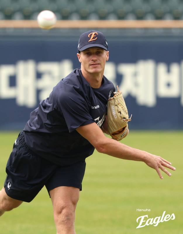 한화 대체 외국인 투수 잭 쿠싱.(한화 이글스 제공)