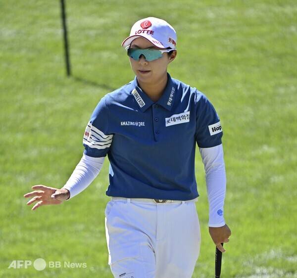 2026년 미국여자프로골프(LPGA) 투어 아람코 챔피언십에 출전한 김효주 프로가 최종라운드에서 경기하는 모습이다. 사진제공=ⓒAFPBBNews = News1 (사진을 무단으로 사용하지 마십시오.)