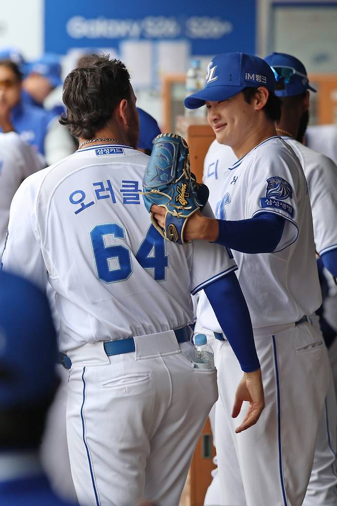 삼성 오러클린-육선엽. 삼성 제공